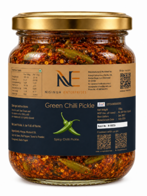 Green Chilli Pickle – Spicy Pickle – 250g
